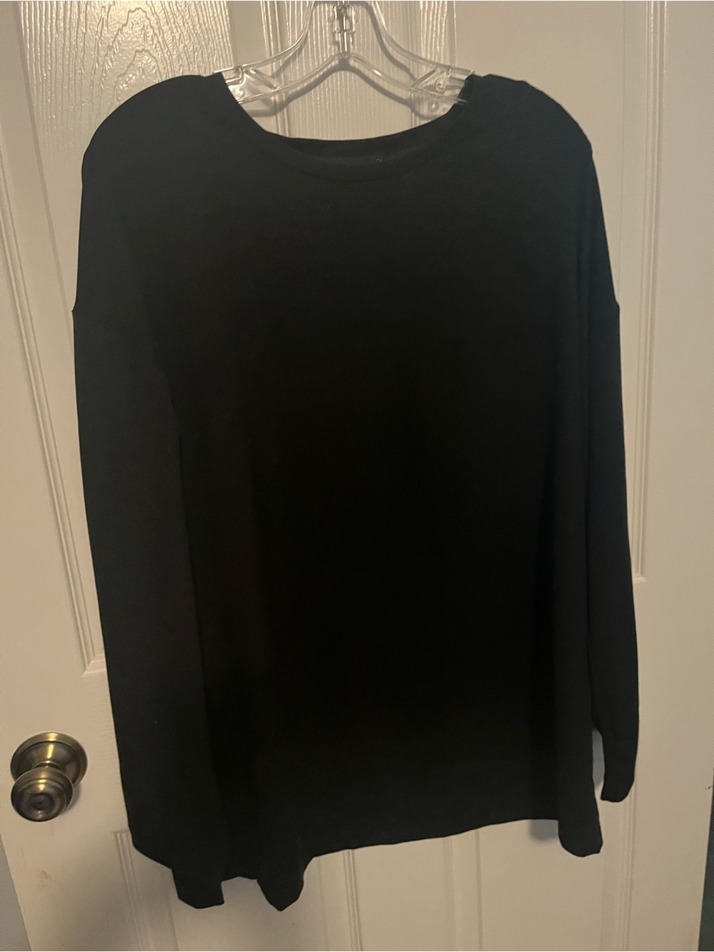 Lou and Grey Classic Modal fabric Black Long-Sleeve Top - Picture 4 of 5